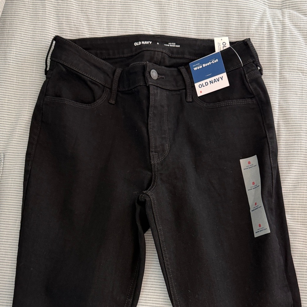 Old Navy Women's Black Boot Cut Jeans